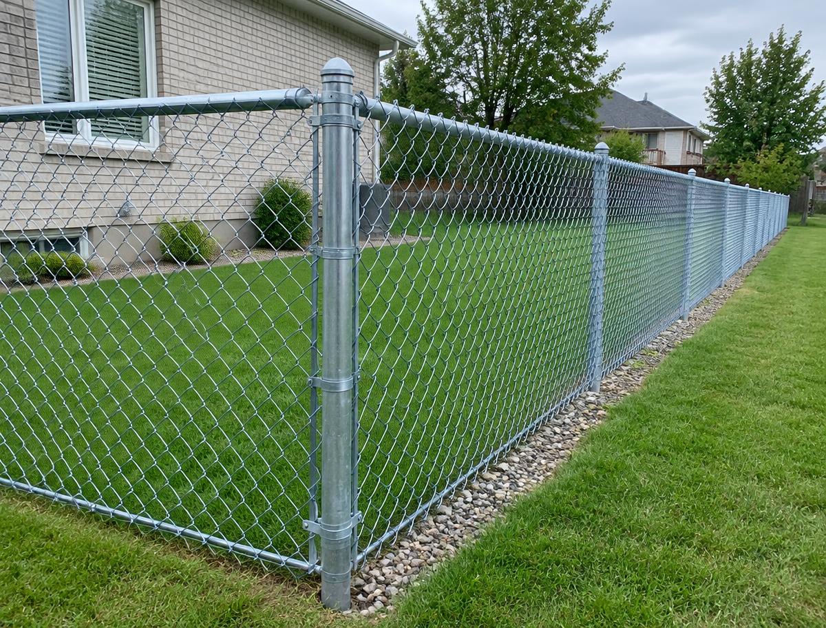Chain Link Fence AI-generated illustration 3