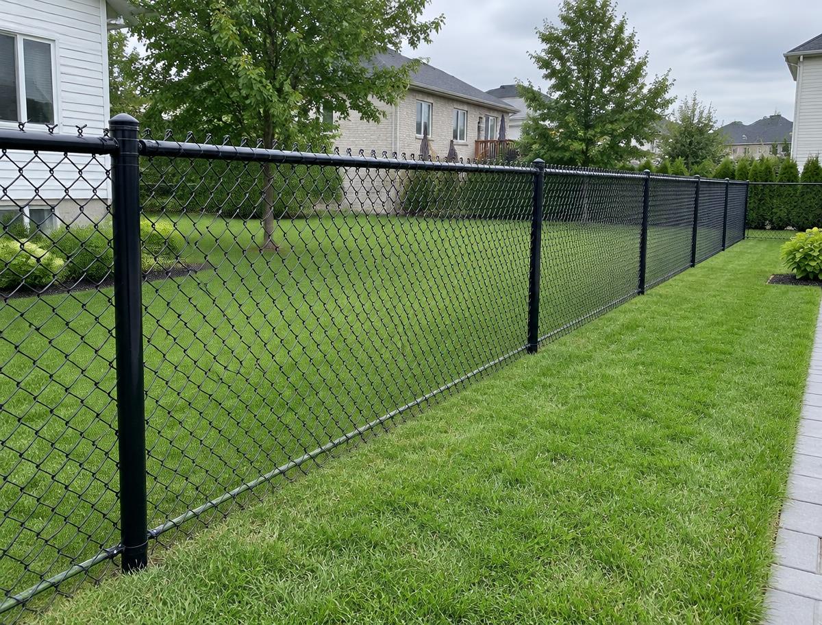 Chain Link Fence AI-generated illustration 1
